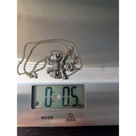 Jonette Jewelry climbing Clown Necklace With Bucket Full Of Candy Pewter Vintage - Picture 11 of 15